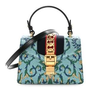 Gucci Iridescent Brocade Mini Sylvie #253742G12B